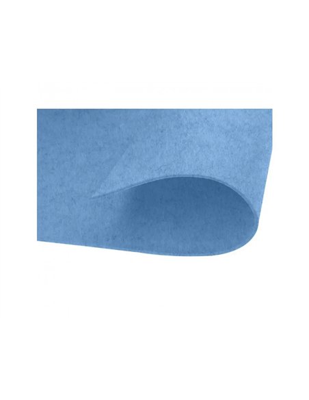 Feutrine innspiro non adhesive 20x30cm 2mm coloris bleu ciel lot de 10 coupons.