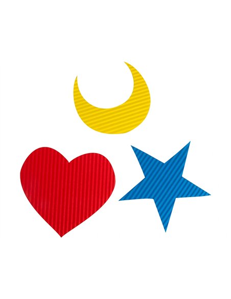 Carton ondulé liderpapel a4+ 24x31,5cm 160g/m2 coloris assortis bloc 10f.