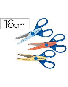 Ciseaux à cranter liderpapel 3 types de coupe zig-zag/petite onde/grande onde 16cm.