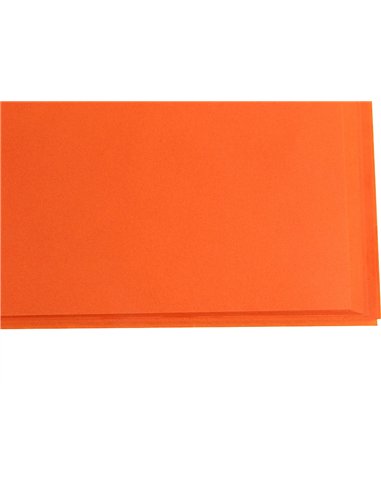 Papier de soie liderpapel 52x76cm 18g/m2 unicolore orange sachet 25f.