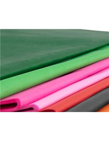 Papier de soie liderpapel 52x76cm 18g/m2 unicolore orange sachet 25f.