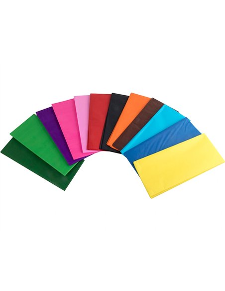 Papier de soie liderpapel 52x76cm 18g/m2 unicolore violet sachet 5f.
