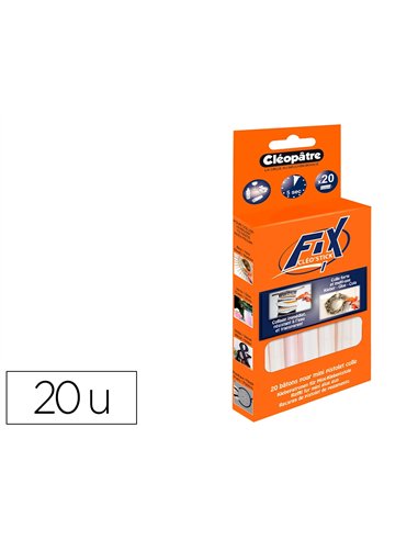 Recharge pistolet à colle cléopâtre pack 20 unités.