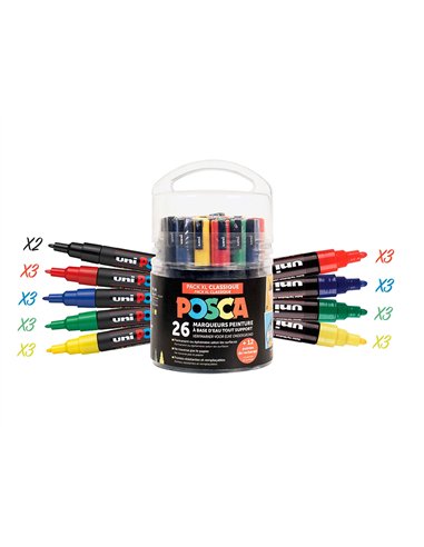 Pack posca educreatif festif + lot de 30 masques animaux + fiche atelier.