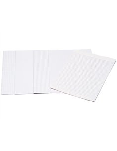 Papier écriture liderpapel 31x42.8cm ouvert copie double 60g/m2 quadrillage 4mm coloris blanc paquet 250f. 2