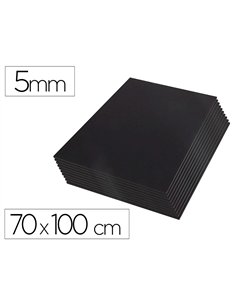 Carton plume liderpapel double-face 70x100cm epaisseur 5mm coloris noir.