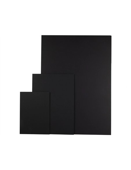 Carton entrecolle liderpapel a3 epaisseur 5mm unicolore noir.