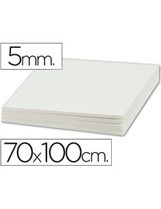 Carton entrecolle liderpapel 70x100cm epaisseur 5mm unicolore blanc.