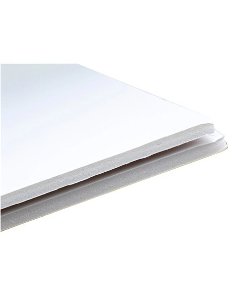 Carton entrecolle liderpapel 70x100cm epaisseur 5mm unicolore blanc.