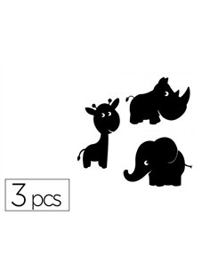 Stickers ardoises sodertex la savane 135 microns 3 pcs coloris et tailles assortis.