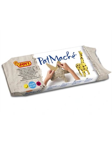 Pâte à modeler jovi patmaché papier mâché prêt-à-l'emploi pain de 680g.