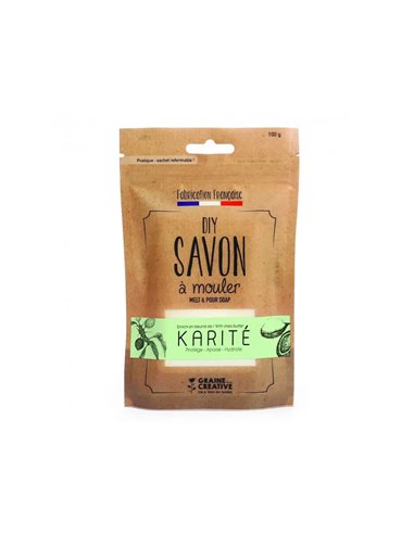 Kits savons bien etre graine creative karite 100g.
