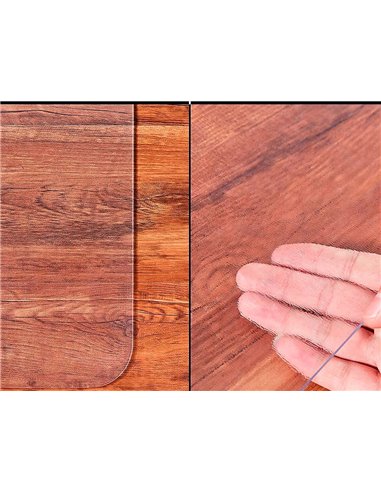 Tapis sol q-connect superficie protectrice pvc isole humidité froid épaisseur 2 mm 1150 x 1340 mm.