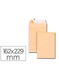Pochette gpv kraft 120g c5 162x229mm soufflet 30mm boîte 250 unités.
