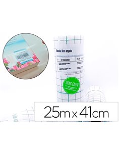 Film protecteur bio filmolux a base de polyethylene vert brillant 90 microns protection uv 25mx41cm.