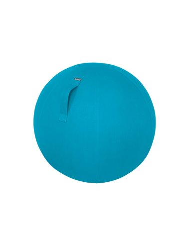 Ballon d'assise ergonomique leitz ergo cosy active bleu 65cm diametre.