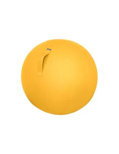 Ballon d'assise ergonomique leitz ergo cosy active jaune 65cm diametre.