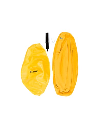 Ballon d'assise ergonomique leitz ergo cosy active jaune 65cm diametre.