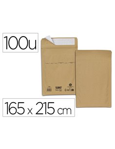 Pochette kraft sumo c auto-adh sive 165x215 mm boite de 100 unites.