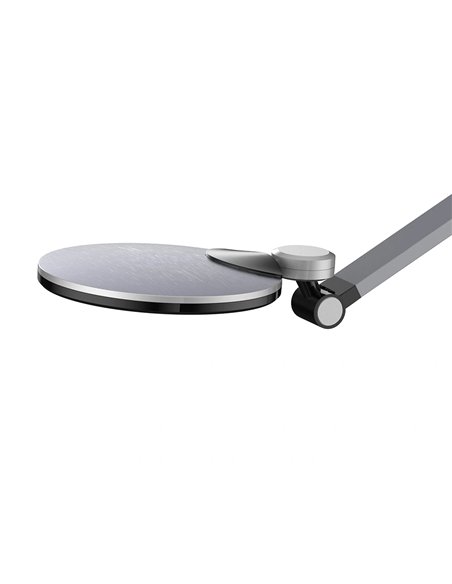 Lampe de bureau q-connect profesionnelle aluminum chargeur smartphone 9w 120 led cct 3000k-6300k 600lm.