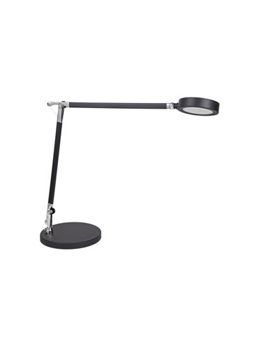 Luminaire bureau maul led grace colour vario reglable hauteur 46,6cm bras 36,5cm tete diametre 11,8cm coloris.