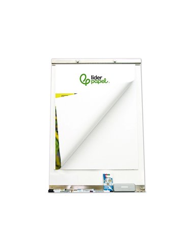 Bloc conférence liderpapel 63x84cm papier uni 80g/m2 conventions réunions 50f.