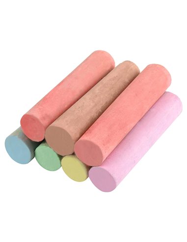 Craie trottoir liderpapel activités créatives scolaires coloris assortis boîte 20 unités.