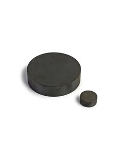 Aimant wonday ronds ï 10mm coloris noir blister 20 unites.