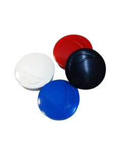 Aimant wonday ronds ï 30mm coloris assortis blister 4 unites.