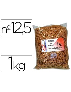 Bracelet caoutchouc sign étroit 125x1.5mm sachet 1kg.