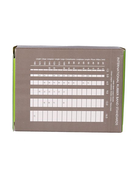 Bracelet caoutchouc q-connect n.3 30x2mm boîte fenêtre 100g.