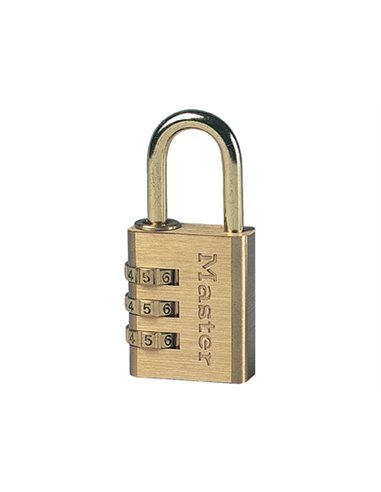 Cadenas a combinaison sign laiton massif 70x28x12mm.