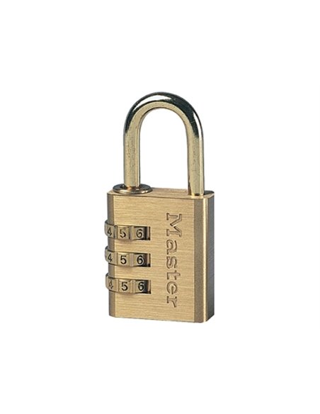 Cadenas a combinaison sign laiton massif 70x28x12mm.