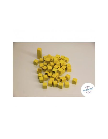 Elements base 10 a l'unite wissner 100 cubes pour base 10 cubes encastrables.