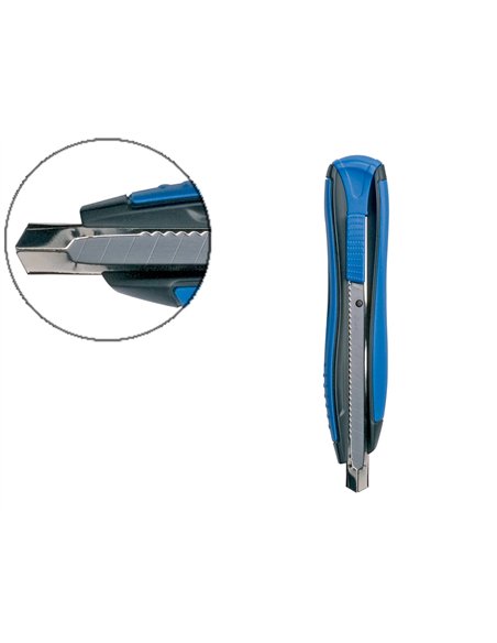 Cutter maped zenoa sensitiv plastique lame métal 9mm système de verrouillage automatique.