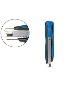 Cutter maped zenoa sensitiv plastique lame métal 18mm système de verrouillage automatique.