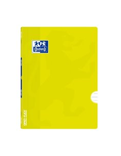 Cahier Oxford School Classic Openflex A4 - Couverture plastique résistante - Cahier agrafé - 1 ligne avec marge - 48 feuilles - 