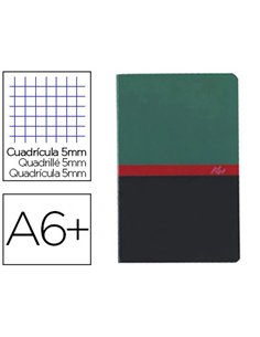 Carnet piqué conquérant sept papier surfin 70g couverture carte couchée vernie 250g 11x17cm 96 pages 5x5mm.