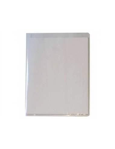 Protege carnet office plast pvc transparent lisse 15x21cm.