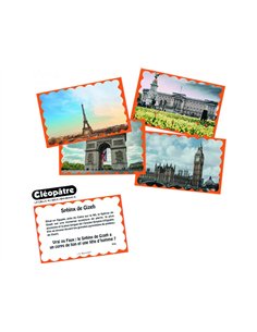 Bon point cleopatre photos paysages et monuments 9x14cm lot de 48 unités.