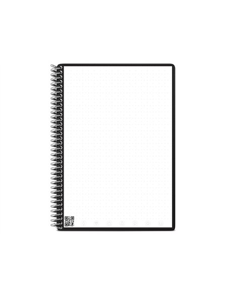 Cahier connecte bic rocketbook core letter reutilisable a4 32p pointillees avec stylo et.