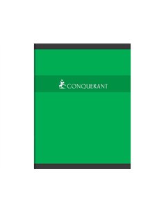 Cahier piqu conquerant couverture vernie carte 17x22cm 140 pages piqure 70g s y s.