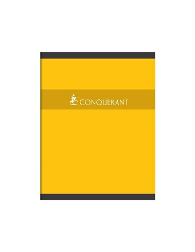 Cahier piqu conquerant couverture vernie carte 17x22cm 140 pages piqure 70g s y s.