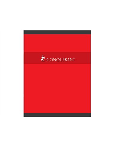 Cahier piqu conquerant couverture vernie carte 17x22cm 140 pages piqure 70g s y s.