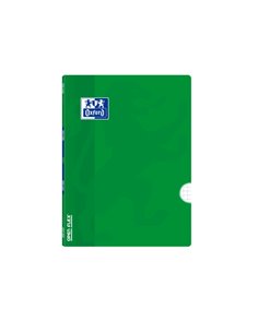 Cahier agrafé Oxford School Classic Openflex A5+ 48 feuilles quadrillées 4x4 avec marges - Couverture plastique translucide - Id