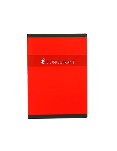 Cahier piqué conquérant sept couverture offset a4 21x29,7cm 96 pages 70g 5x5mm.