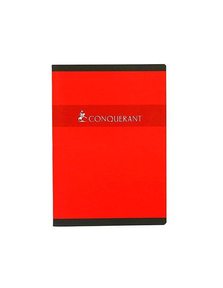 Cahier piqué conquérant sept couverture offset a4 21x29,7cm 96 pages 70g 5x5mm.