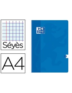 Cahier piqué oxford couverture pelliculée lavable a4 21x29,7cm 96 pages 90g séyès.