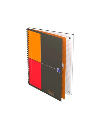 Cahier oxford notebook reliure intégrale b5 17,6x25cm 160 pages 80g quadrillage 5mm.