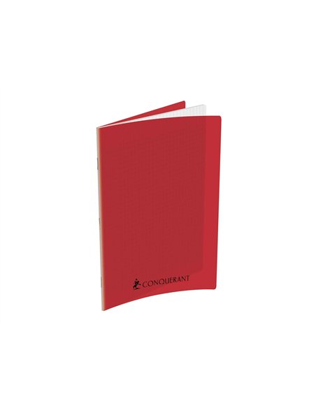 Cahier conquerant poplypropylene indechirable et lavable papier velin extra 24x32 cm 192 pages seyes.